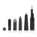 Chicago Skyline Acrylic Chess Set