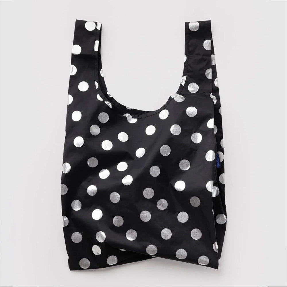 Baggu Tote Bag - Metallic Polka Dot