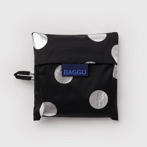 Baggu Tote Bag - Metallic Polka Dot