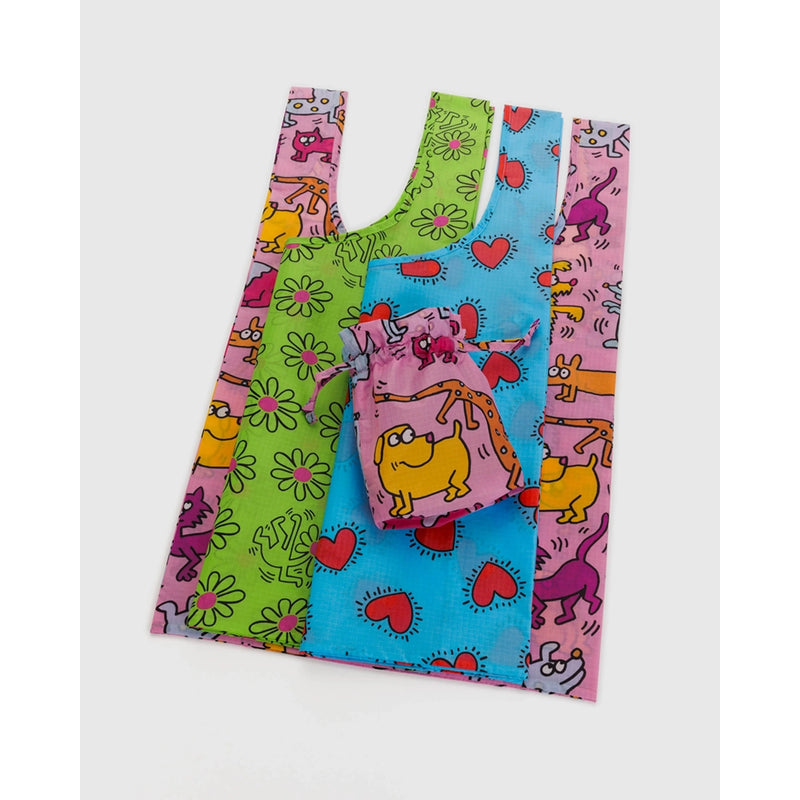 Baggu x Keith Haring Tote Bag Set