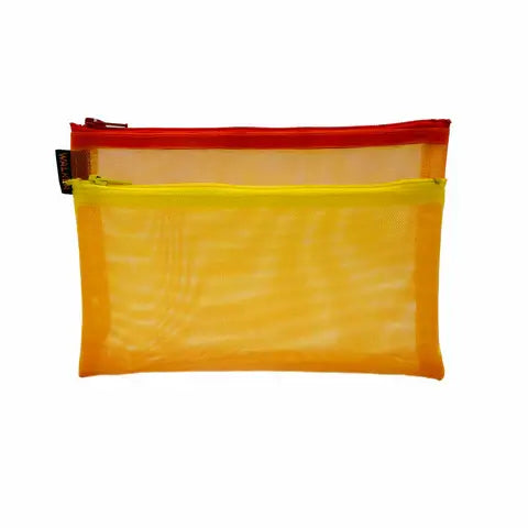 Mesh Double Zip Pouch - Mini