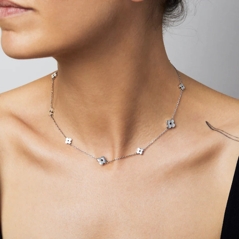 Flower Field Chain Necklace