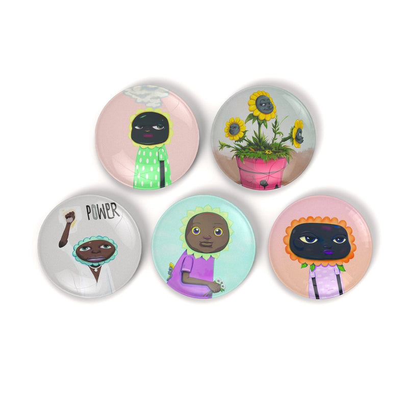 Hebru Brantley Plate Set