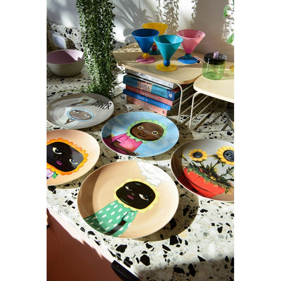 Hebru Brantley Plate Set