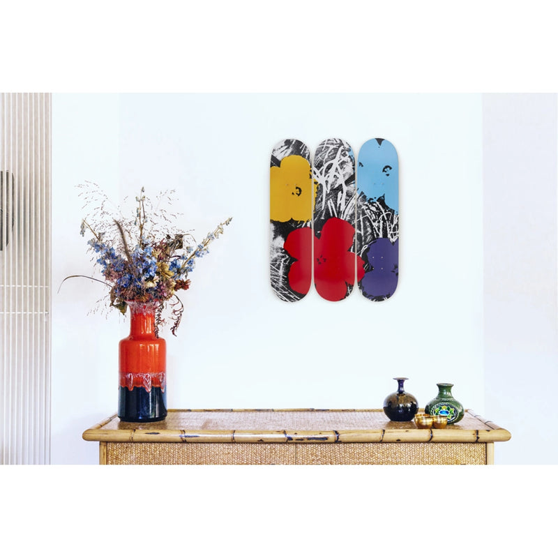 Warhol Flowers Skate Deck Set
