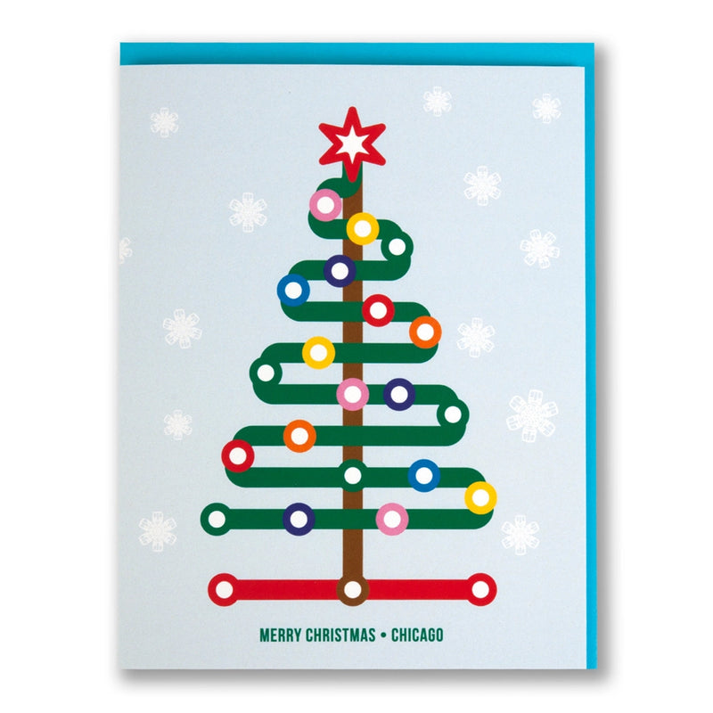 Transit Tree Holiday Card