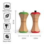 Twin Spice Apple Salt & Pepper Grinders