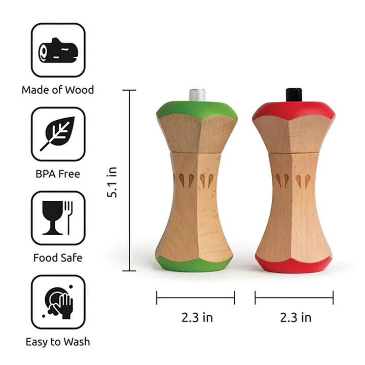 Twin Spice Apple Salt & Pepper Grinders – MCA Chicago Store