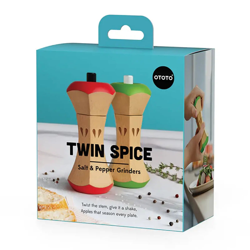 Twin Spice Apple Salt & Pepper Grinders – MCA Chicago Store