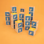 American Sign Language Wooden Block Toy