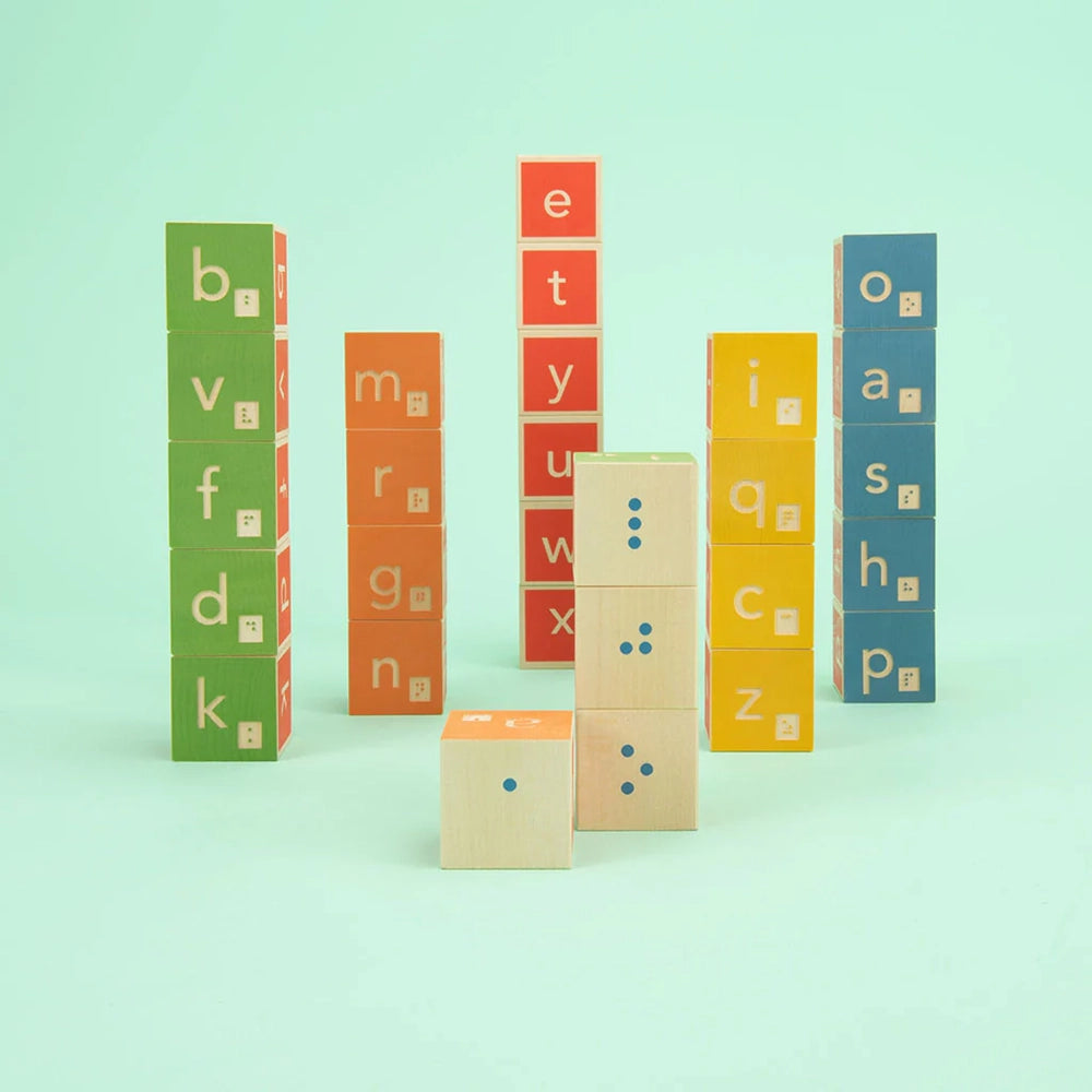 Braille Wooden Block Toy