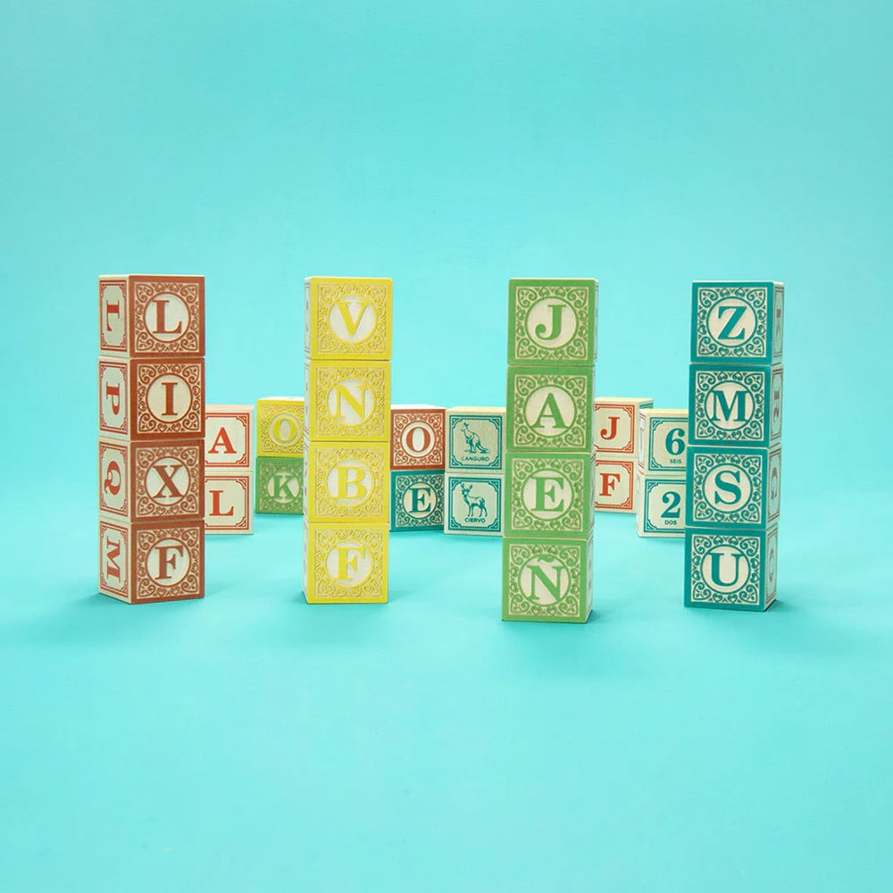 Spanish Wooden Block Toy