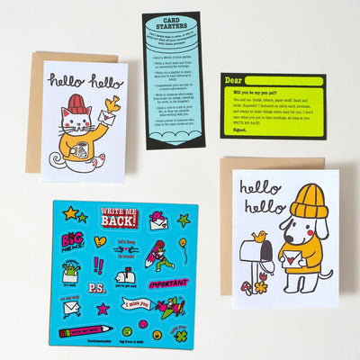 Write Me Back Pen Pal Kit - Dog & Cat