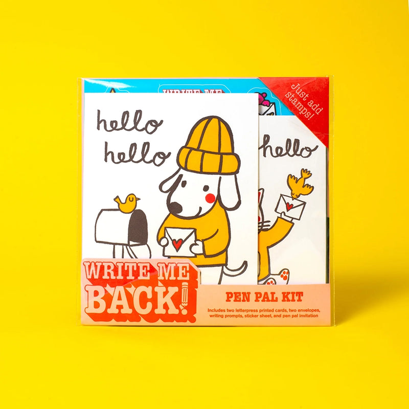 Write Me Back Pen Pal Kit - Dog & Cat