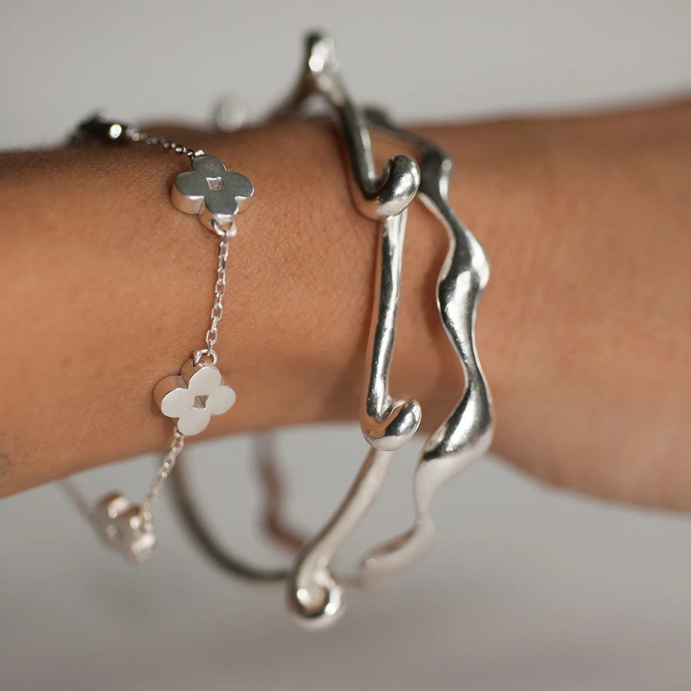 Flowers Chain Bracelet