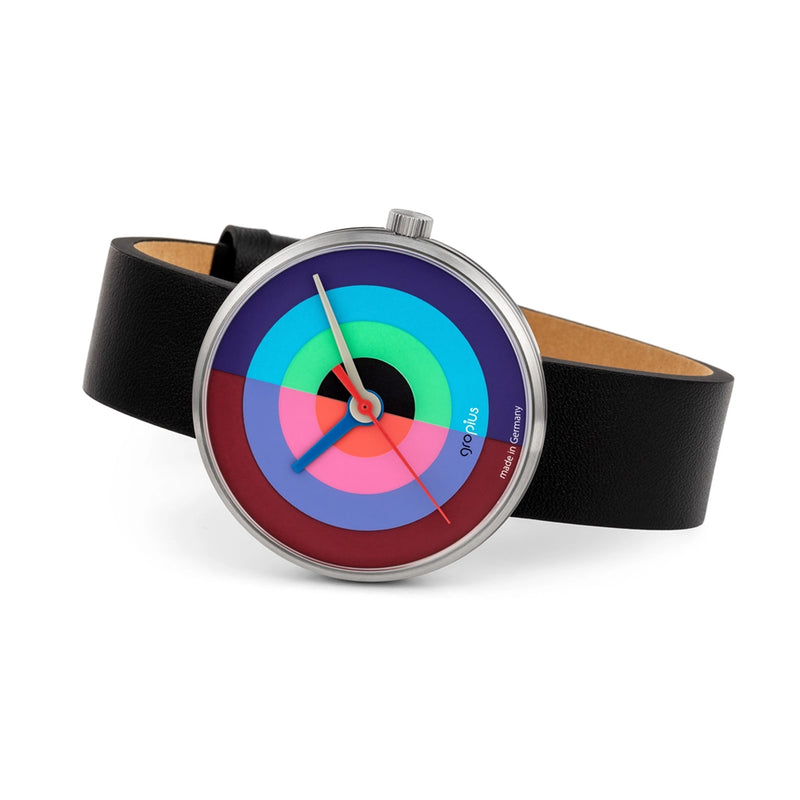 Josef Albers Watch - Pink & Blue