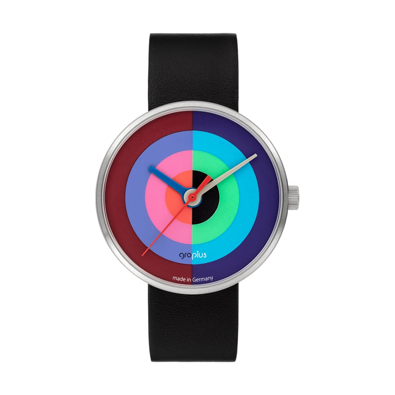 Josef Albers Watch - Pink & Blue