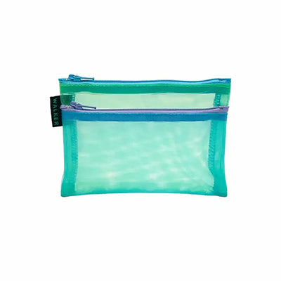 Mesh Double Zip Pouch - Small