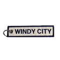 Windy City Embroidered Keychain