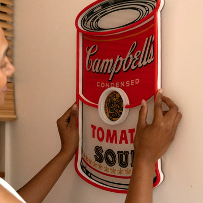 NEW Andy Warhol Campbell's Soup Neon Sign