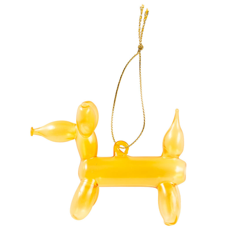 Glass Balloon Dog Ornament