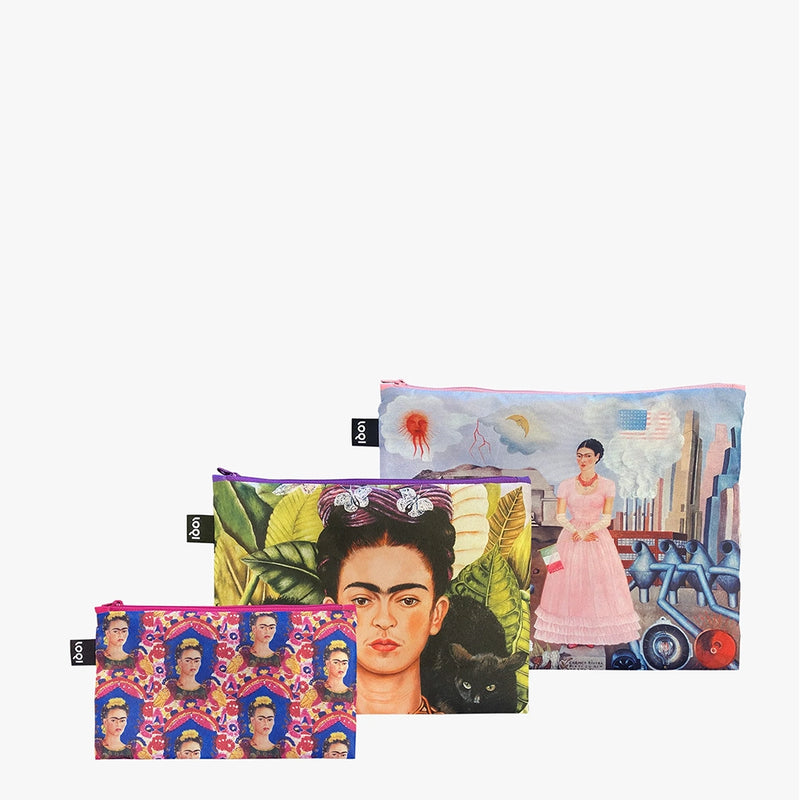 Kahlo Self-Portraits Zip Pockets
