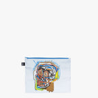 Basquiat Reflective Zip Pockets