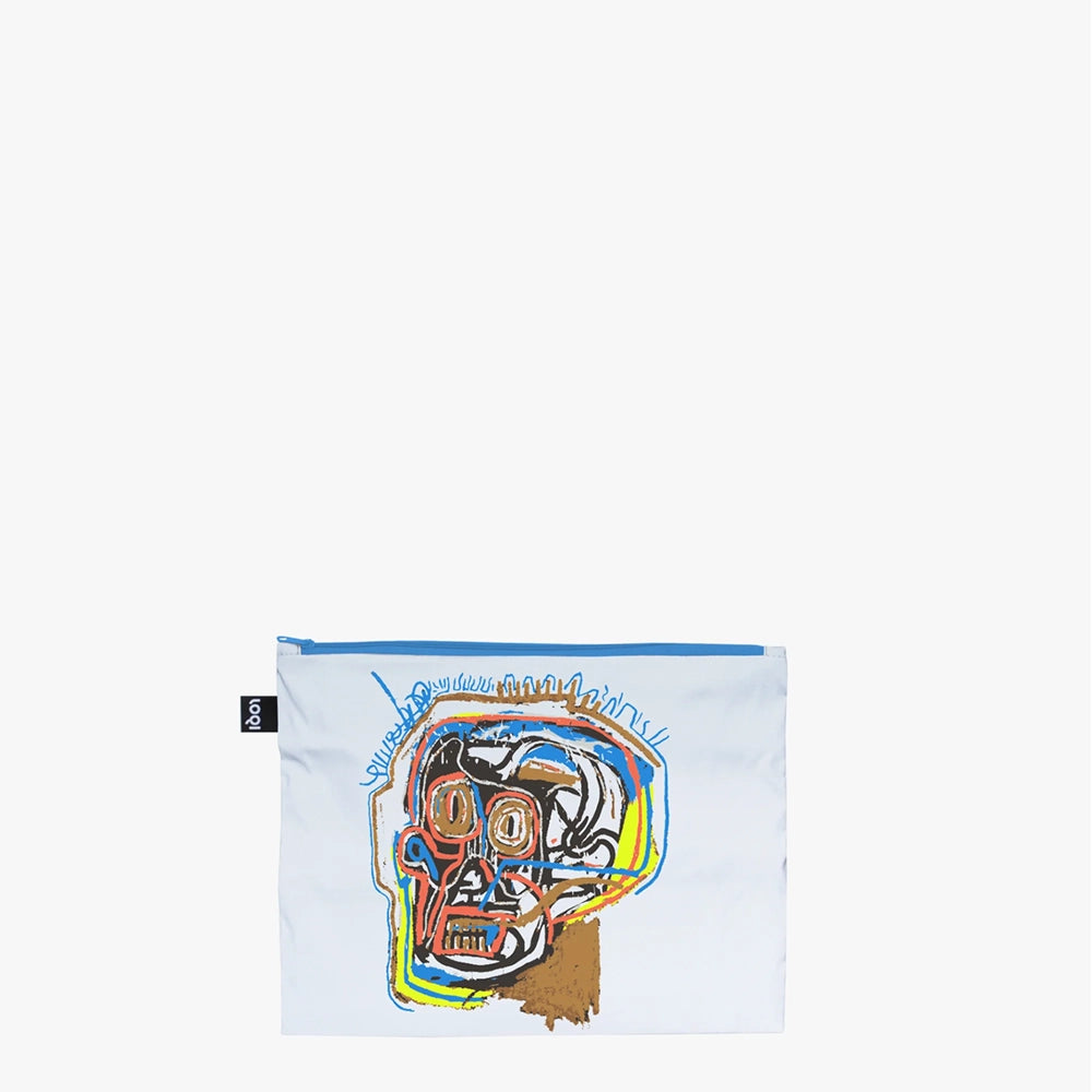 Basquiat Reflective Zip Pockets