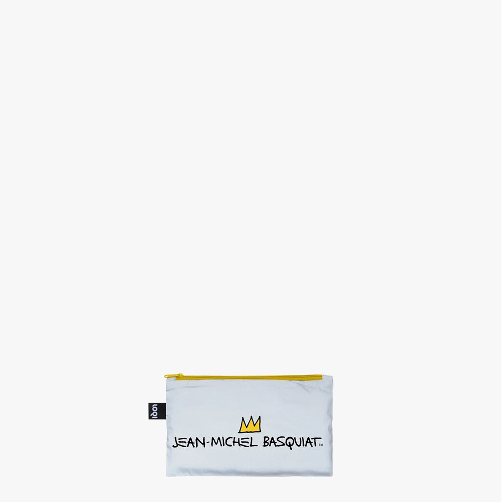 Basquiat Reflective Zip Pockets