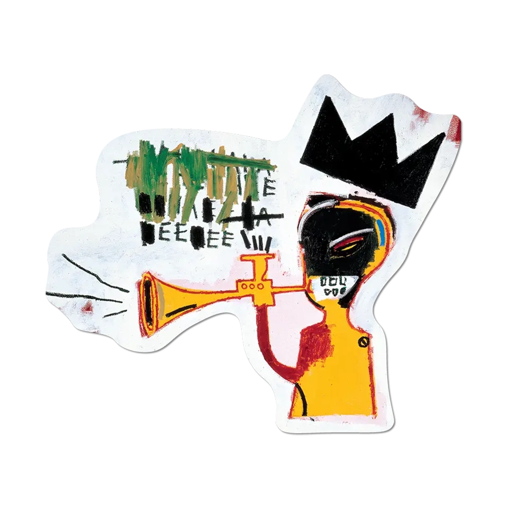 Basquiat Trumpet Sticker
