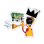 Basquiat Trumpet Sticker