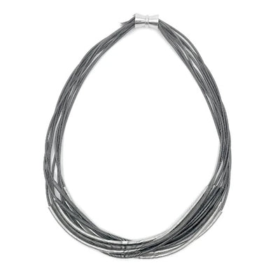 Piano Wire Multi Sleeve Necklace