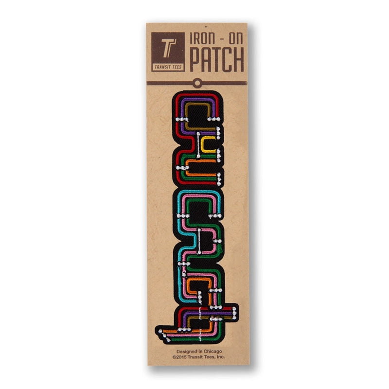 Chicago Transit Type Patch