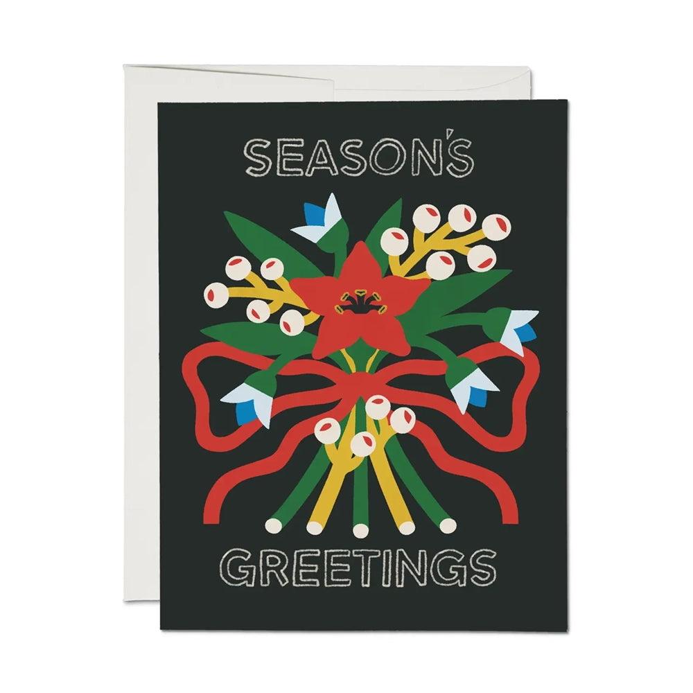 Winter Flowers Season's Greetings Boxed Card Set