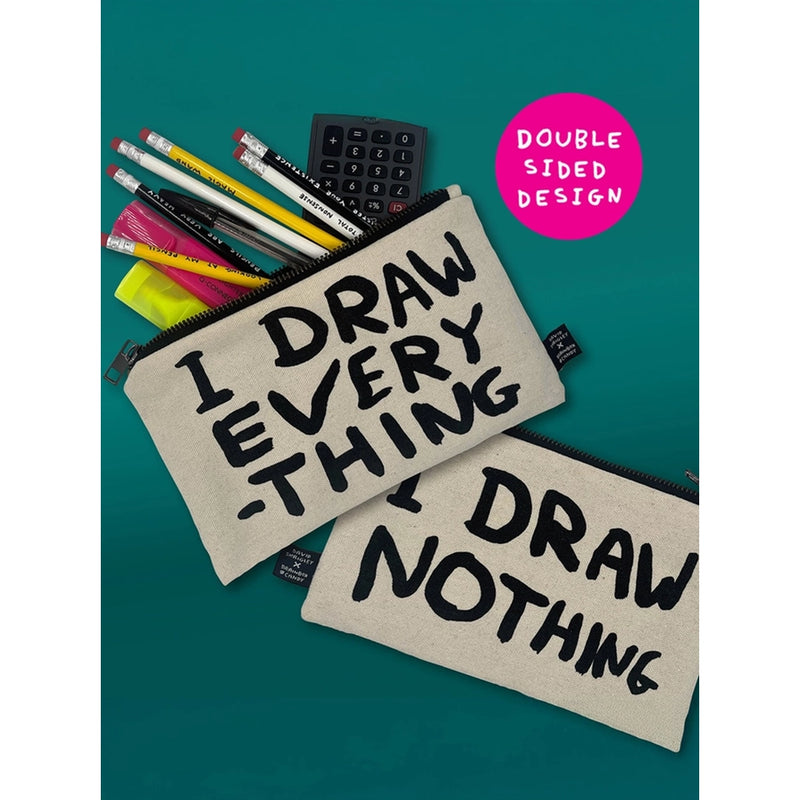 Shrigley I Draw Everything Pencil Pouch