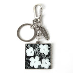 Warhol Flowers Keychain