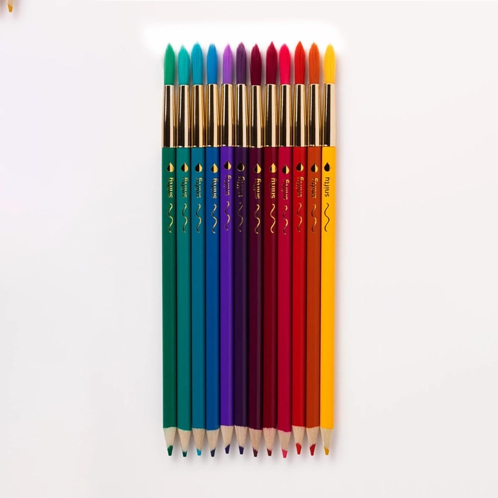 Colorbrush Jewel Tones - Watercolor Pencil & Paintbrush Set
