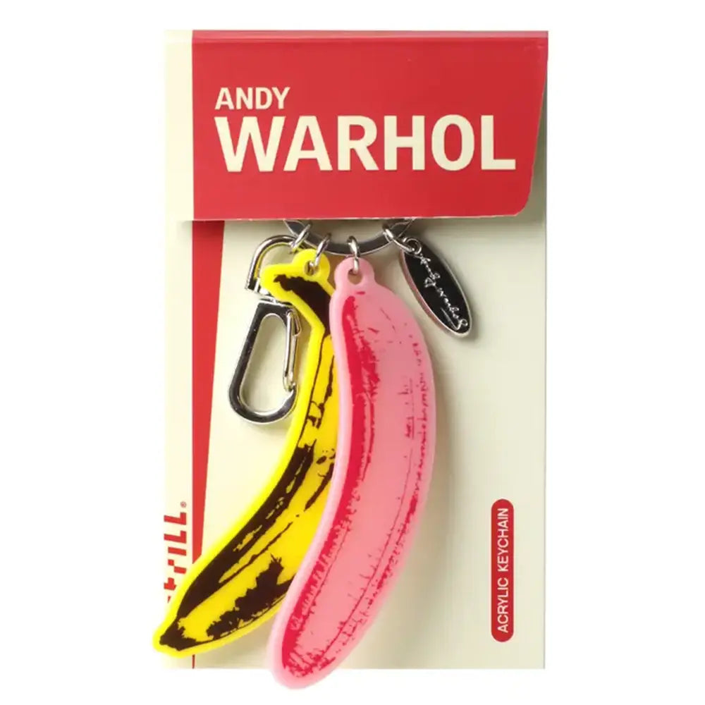 Warhol Bananas Keychain