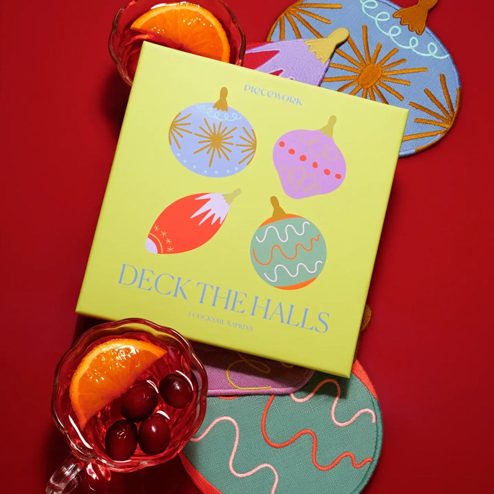 Deck the Halls Cocktail Napkins Set