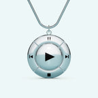 Press Play Pendant Necklace