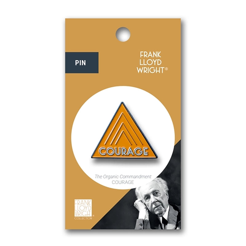 Frank Lloyd Wright Courage Pin