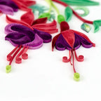 Fuchsia Quilled Card