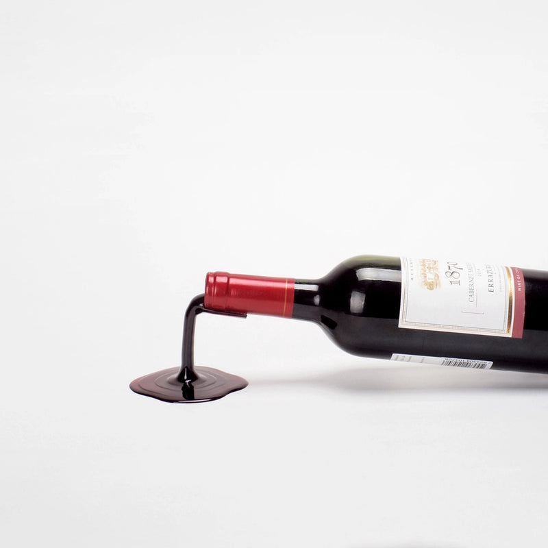 Spilled Wine Bottle Holder Set