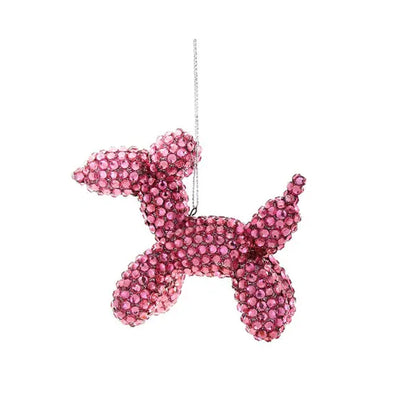 Jeweled Balloon Pup Ornament