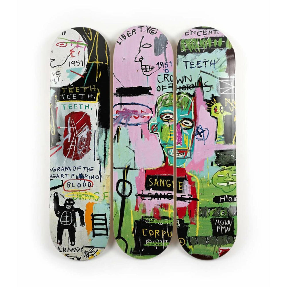 Basquiat In Italian Skate Deck Set