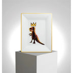 Basquiat Gold Dragon Tray