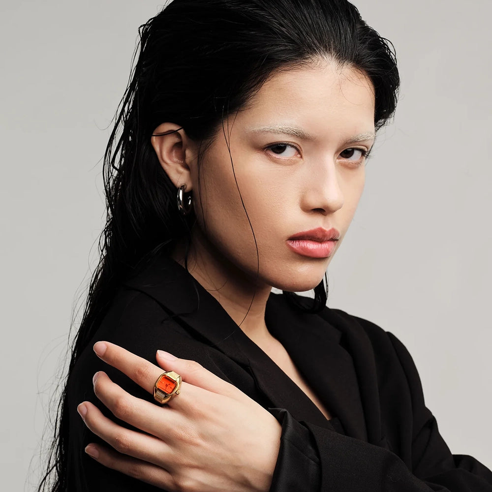 BREDA Nocturne Watch Ring