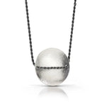 Simple Circle Necklace - Silver