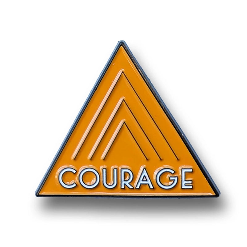 Frank Lloyd Wright Courage Pin