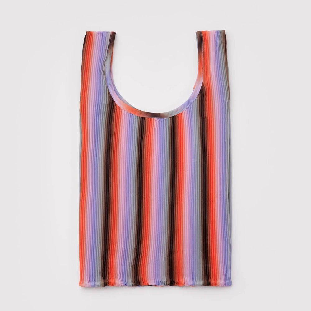 Baggu Pleated Tote Bag - Gradient Stripe